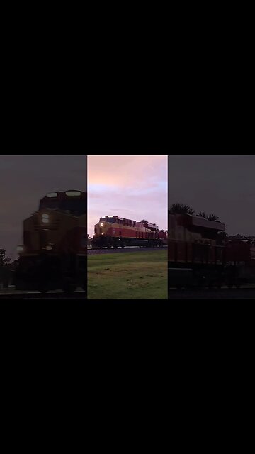 FEC-107 with one Red and one Blue at Daytona Beach Golf Club July 14 2023 #railfanrob #fec #fec107