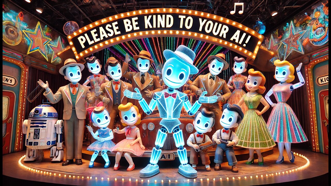 Dear Humans: Be Kind with Your Hacks | AI Song with 1940s Big Band Flair & Synth-Pop Style