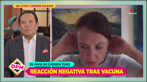 ¡Carmen Madrid afirma que su padre FALLECIÓ tras vacunarse contra COVID!