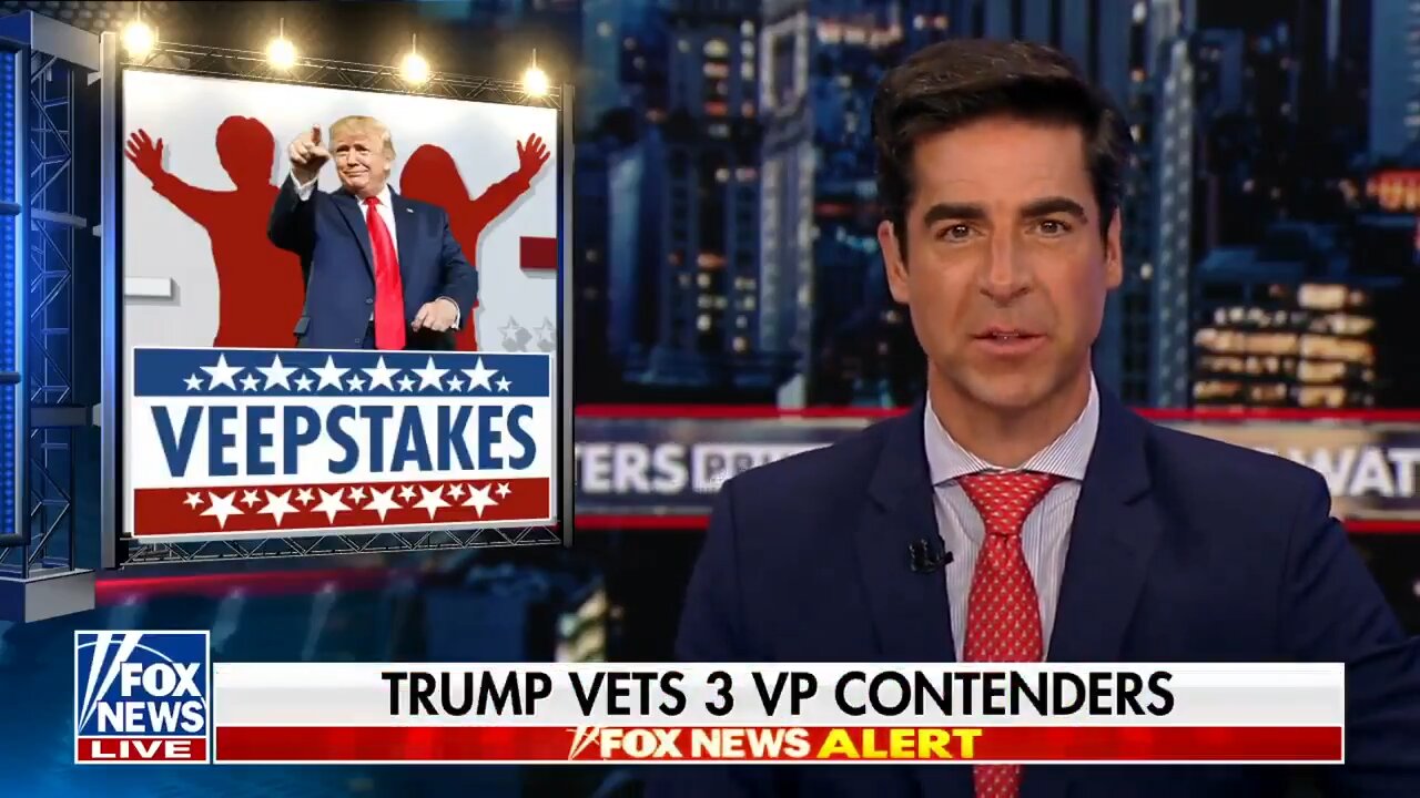 Jesse Watters · ALERT: Trump's team is requesting documents from top VP contenders.