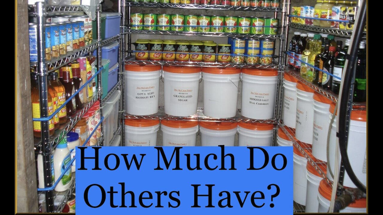 Poll Results: How Much Food Do You Have Stockpiled? (284 replies)