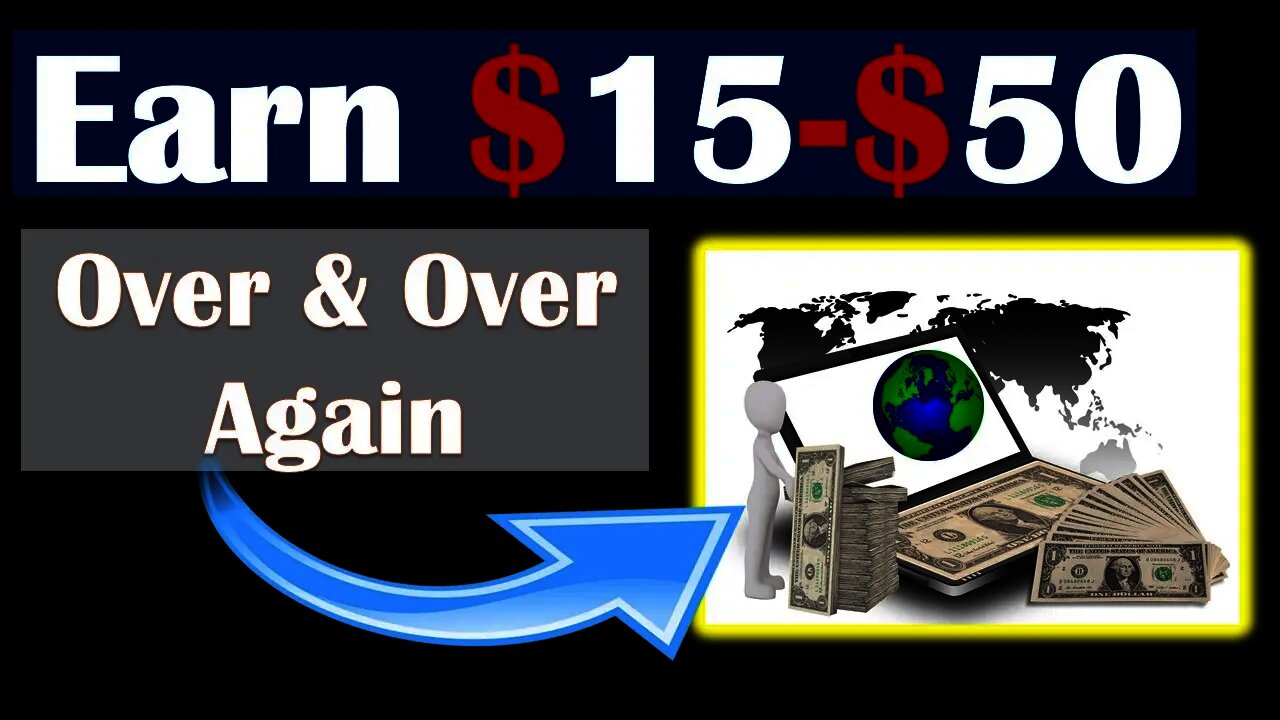 Make $15-$50 Over & Over Again, Copy Paste Jobs Online, Make Money Online