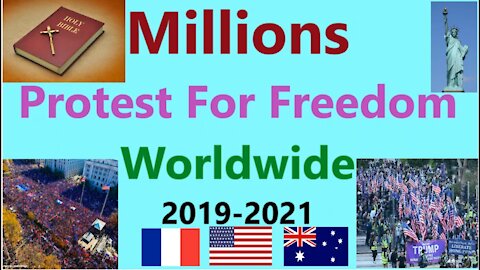 Millions protest for freedom worldwide