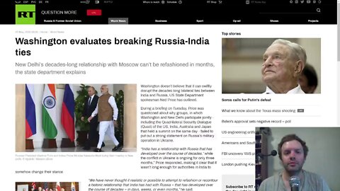 Washington evaluates breaking Russia-India ties