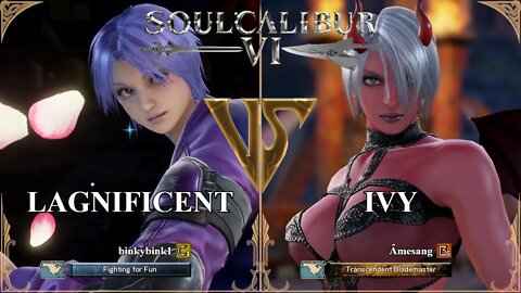 Lagnificent (binkybink1) VS Ivy (Amesang) (SoulCalibur VI — Xbox Series X Ranked)