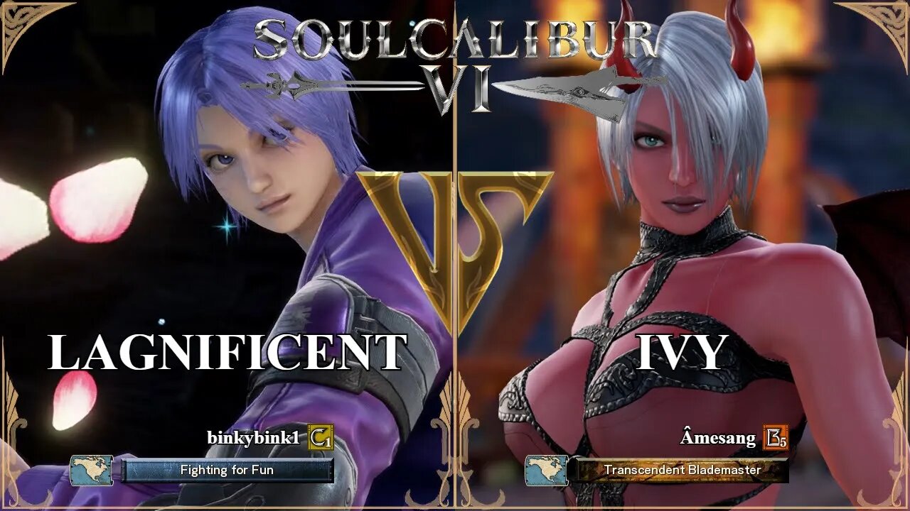 Lagnificent (binkybink1) VS Ivy (Amesang) (SoulCalibur VI — Xbox Series X Ranked)