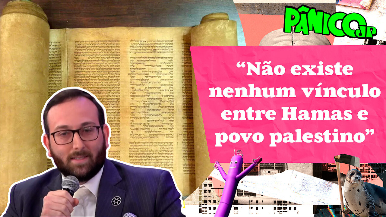 RABINO SANY FALA SOBRE ORIGEM DO HAMAS SEGUNDO À TORÁ E A ONDA DE ANTISEMITISMO NO MUNDO