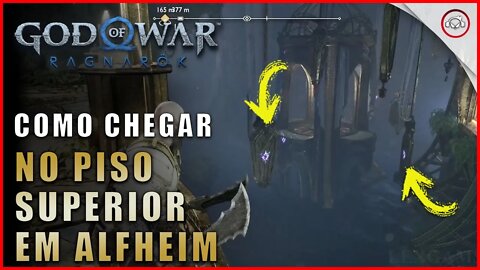 God of war Ragnarok, Como chegar no piso superior em Alfheim | Super dica