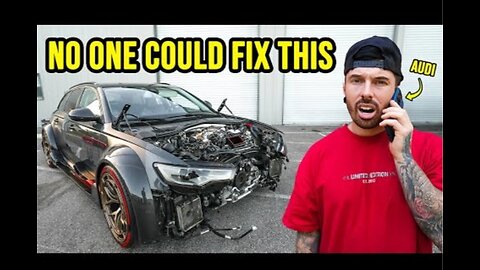 REBUILDING A WRECKED AUDI RS6 GT3 AGAIN PART 2