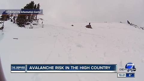 Avalanche danger high in Colorado mountains following Christmas snowfall