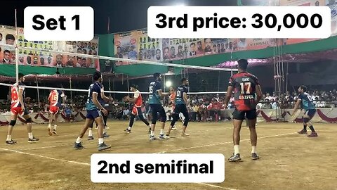 Ashraf Pur Azamgarh vs Falahi sports club Mumbra all India volleyball tournamentHindustan volleyball