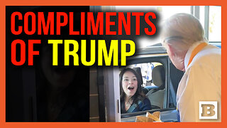 "Compliments of Trump!" — McDonald's Customers Beam as Donald Trump Hands Them Food at Drive-Thru