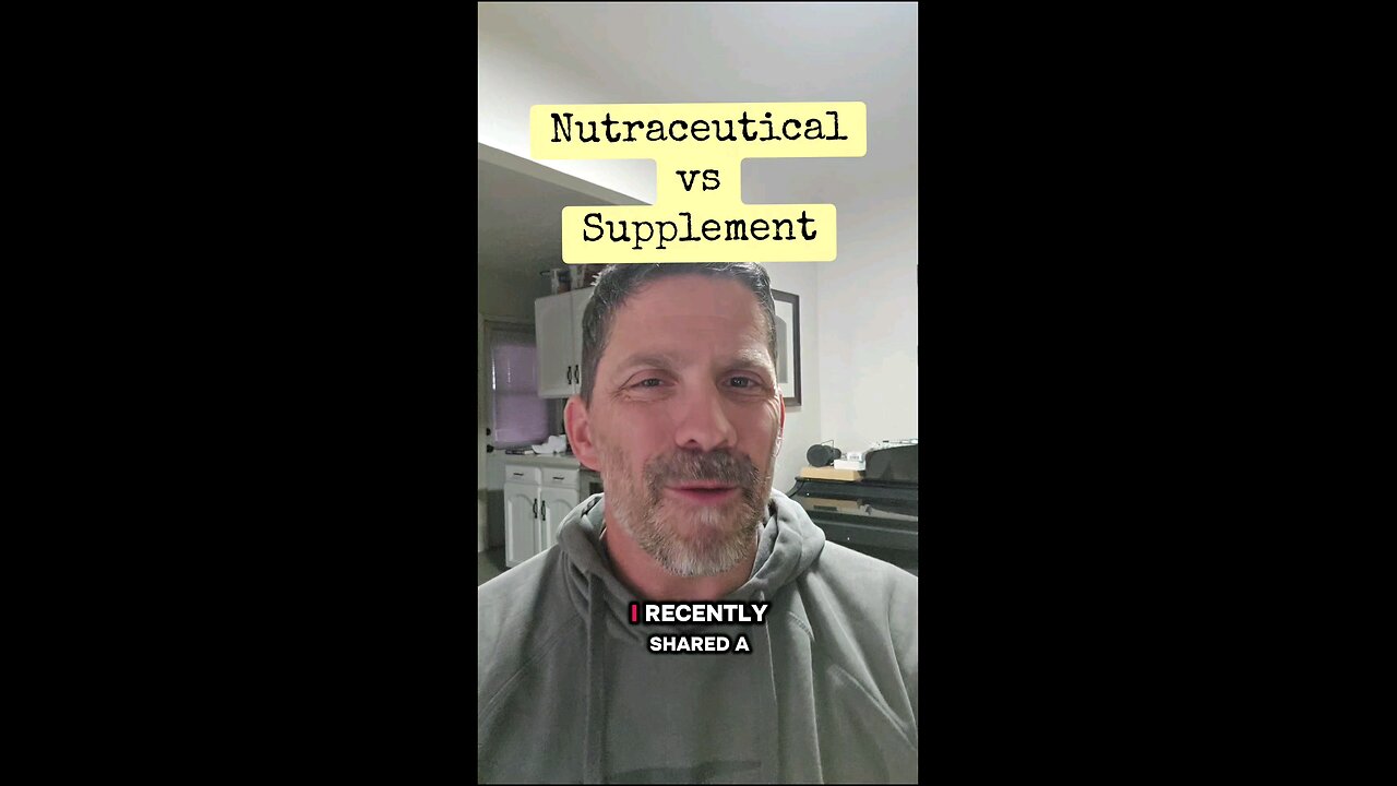 Nutraceutical vs Supplement