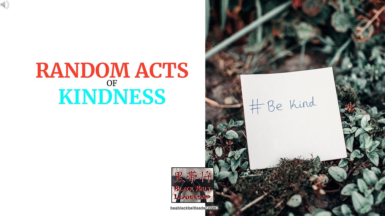 Random Acts of Kindness