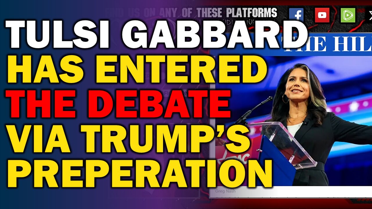 Tulsi Gabbard partners with Trump campaign to debate prep against Kamala Harris.