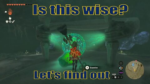 What happens when you put Shrine Crystal in place before you activate the quest? | Zelda TOTK