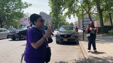 The Community Peace Prayer And Prayer Walk hosted by @NYPD77Pct @77thpctcouncil 7/9/2022 @