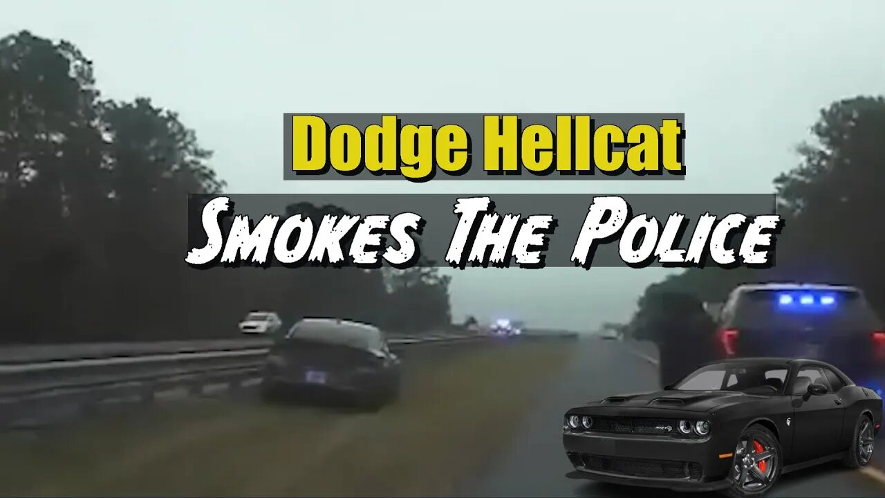 Dodge Hellcat Smokes Florida Police