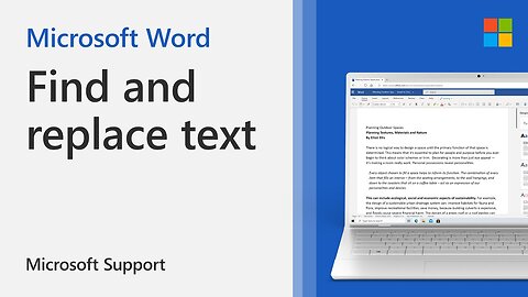 How to search for and replace text in a Word document | Microsoft