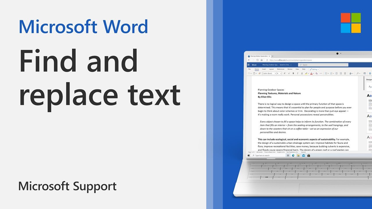 How to search for and replace text in a Word document | Microsoft