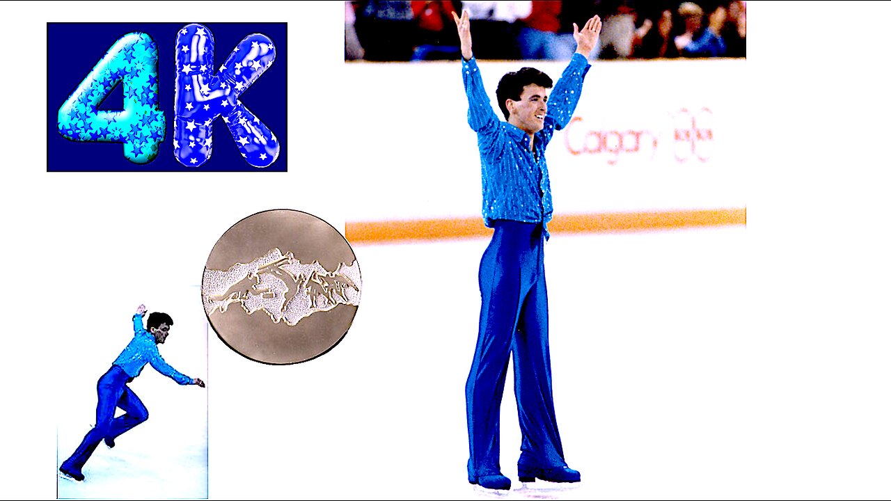 Brian ORSER🇨🇦🥈Short Program 1988 Calgary Olympics (4K)