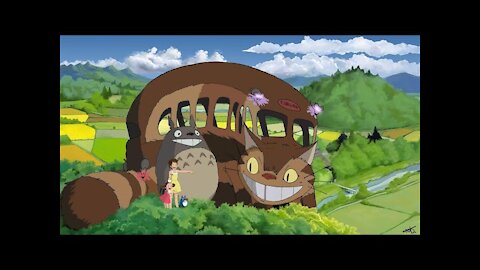 Funny Cat Bus // My Neighbor Totoro