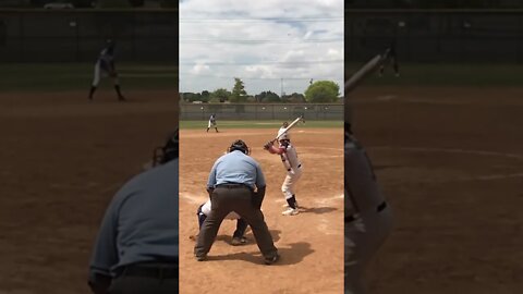 Watch the Batter & Umpire react #shorts #funny