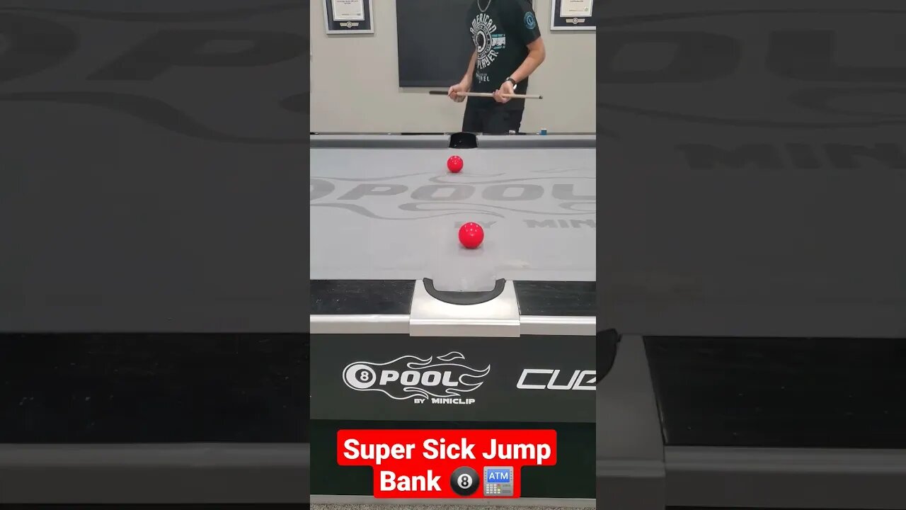 ABSOLUTELY SICK NEW CREATION!! Jump Graze Bank! 🎱🏧 #shorts #8ballpool