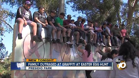 Family outraged over graffiti at Presidio Park