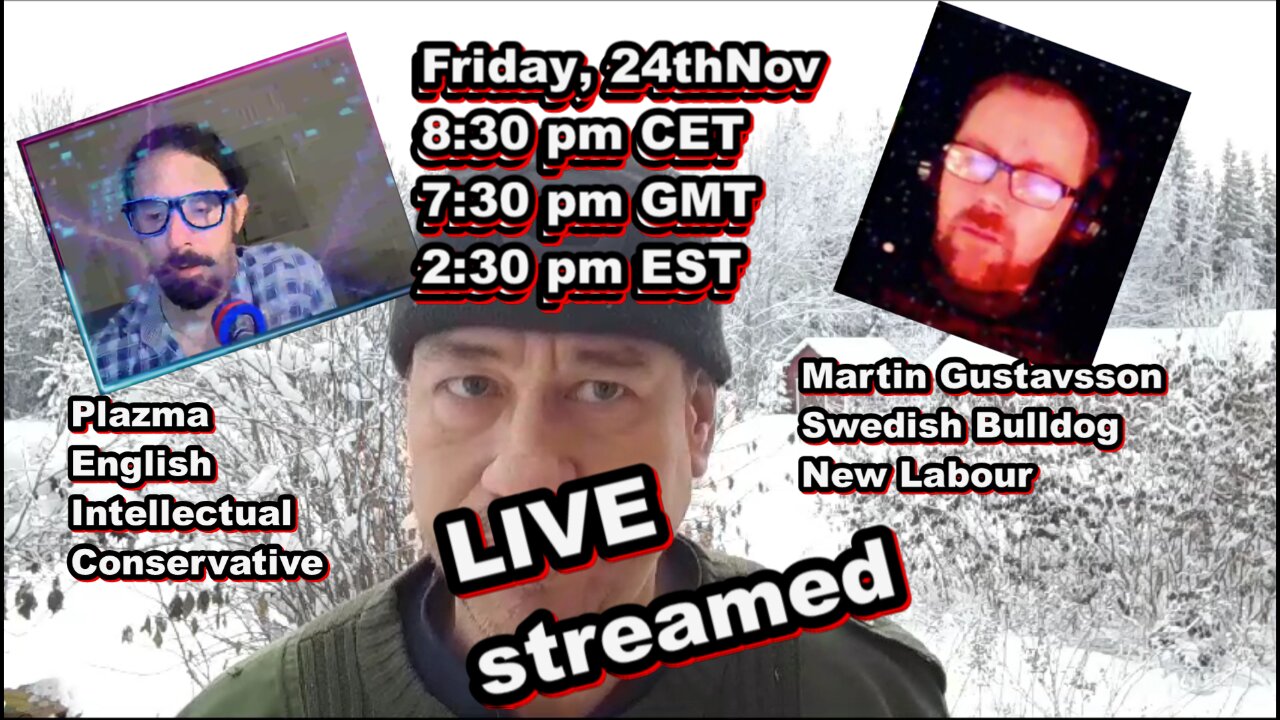 Political Debate Friday 24th 8:30 pm CET