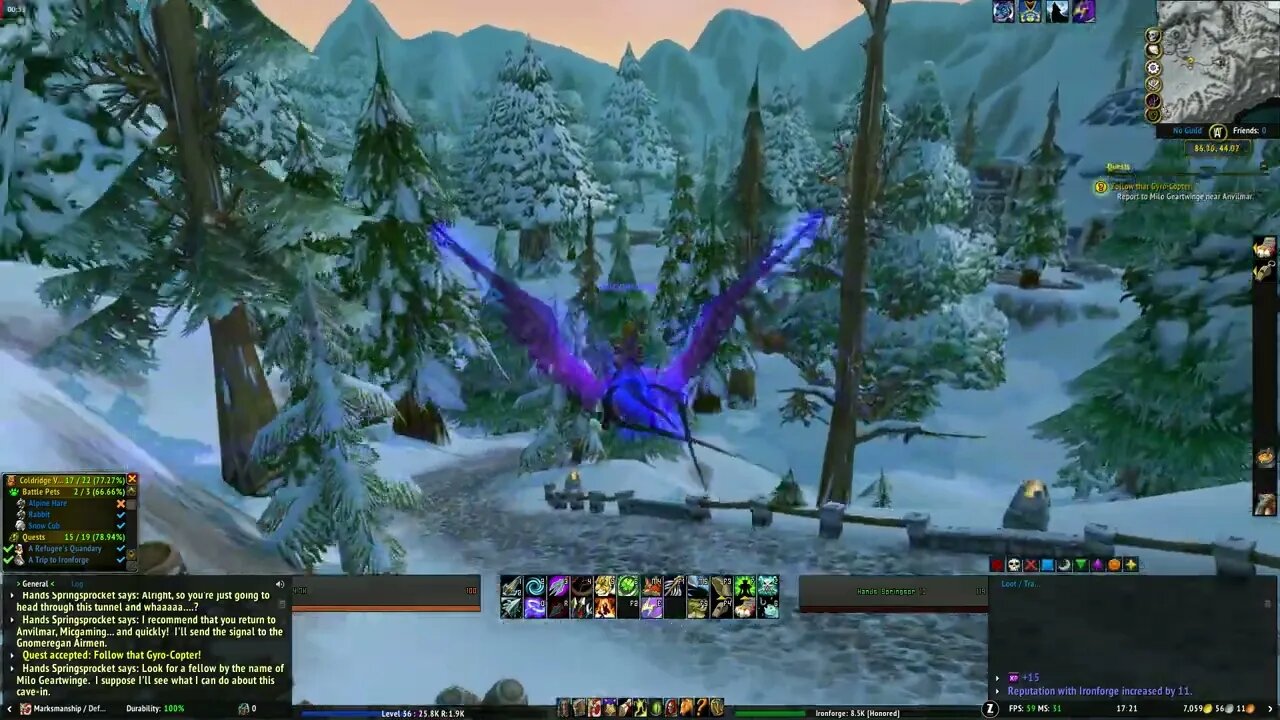 World of Warcraft Follow That Gyro-Copter