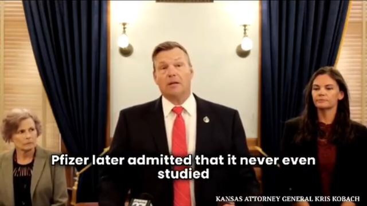 Kansas AG - The truth is coming out on the Covid vaccine (bio weapon)