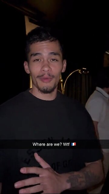 Sneako at the club in France 🇫🇷