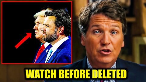 Tucker Carlson WARNING - They Are Trying To SHUT ME UP for Sharing This With You..