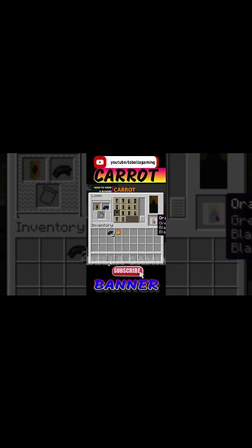 Carrot Banner | Minecraft