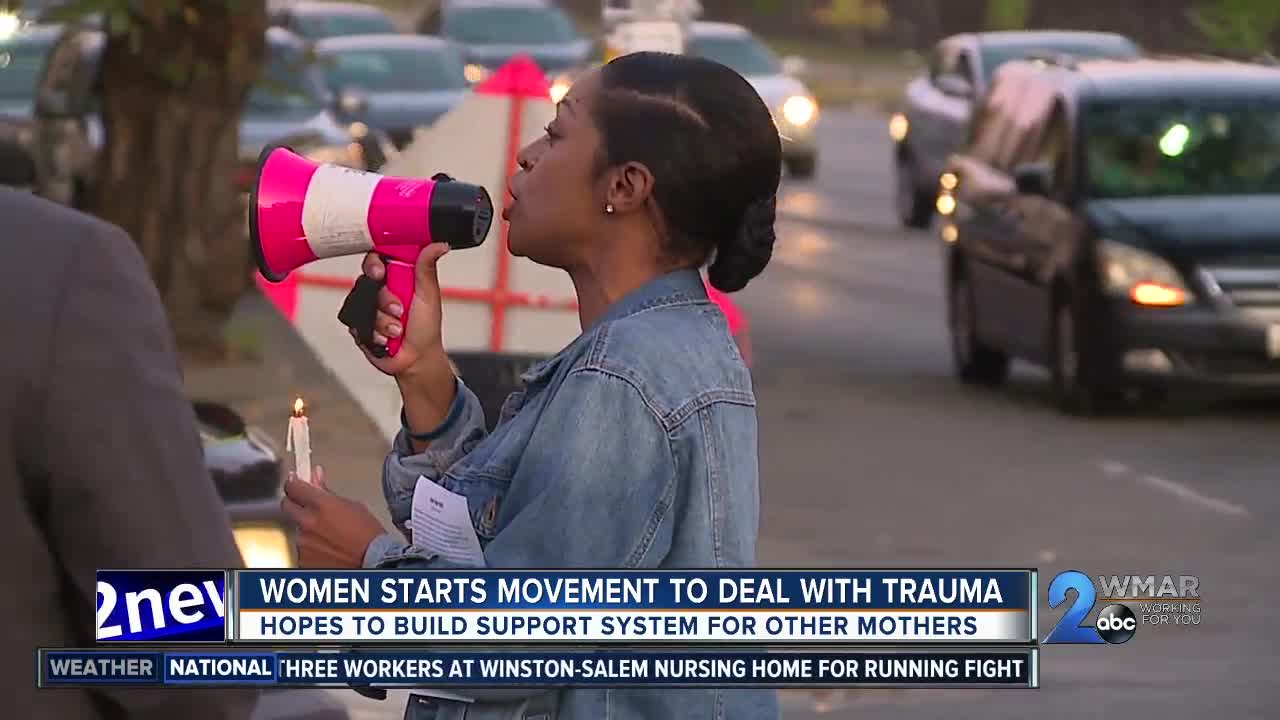 Woman starts movement to deal with trauma