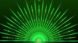 Green Glowing Lightshow Background Backdrop Motion Graphics 4K UHD Copyright Free
