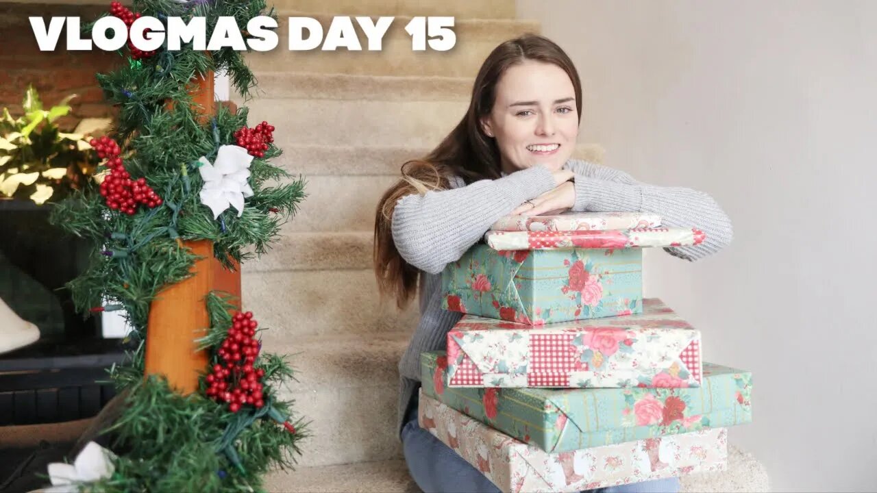 Our Christmas Traditions & Wrapping Gifts | Vlogmas Day 15