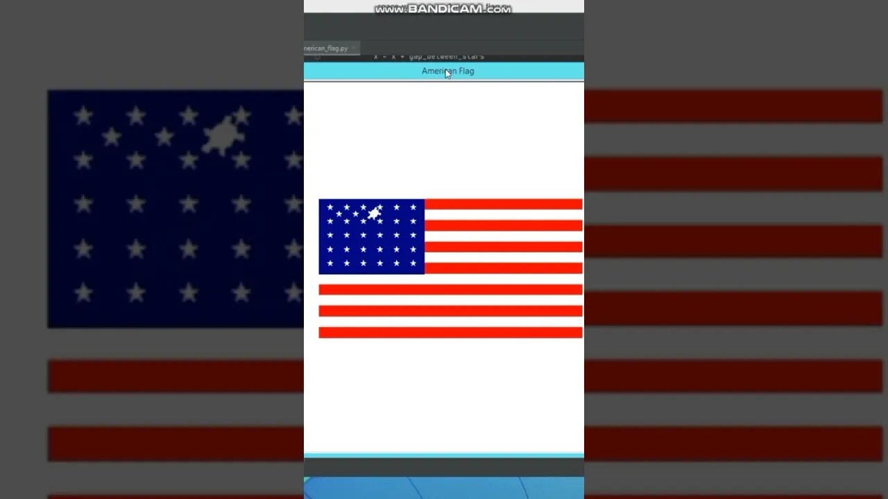 Как нарисовать американский флаг с помощью Python | 12.10.22