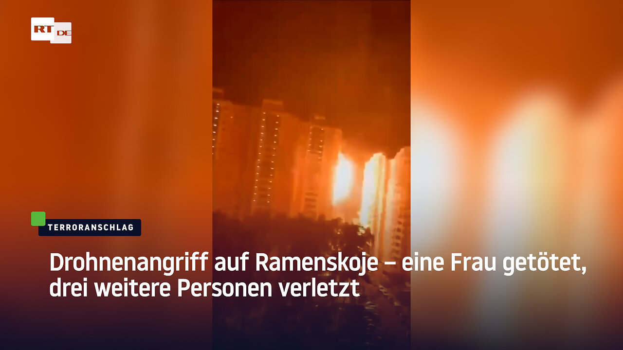 Drohnenangriff auf Ramenskoje – eine Frau getötet, drei weitere Personen verletzt