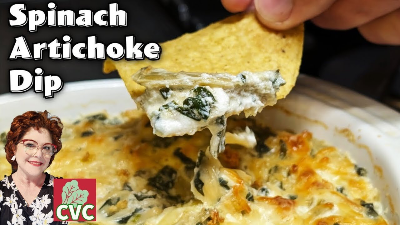 Artichoke & Spinach Dip Recipe Tutorial, Collard Valley Cooks