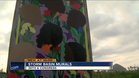 Storm Basin Murals