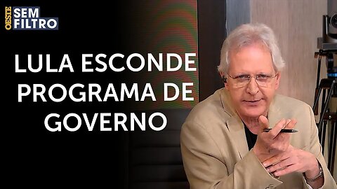 Augusto Nunes: ‘Não se sabe qual é o programa de Lula, mas sabemos quem canta na posse’ | #osf