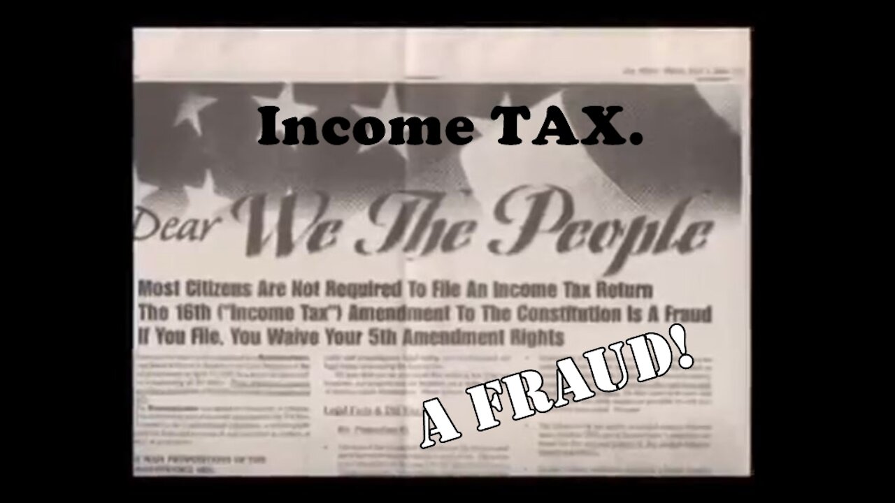 INCOME TAX! KNOW YOUR RIGHTS!