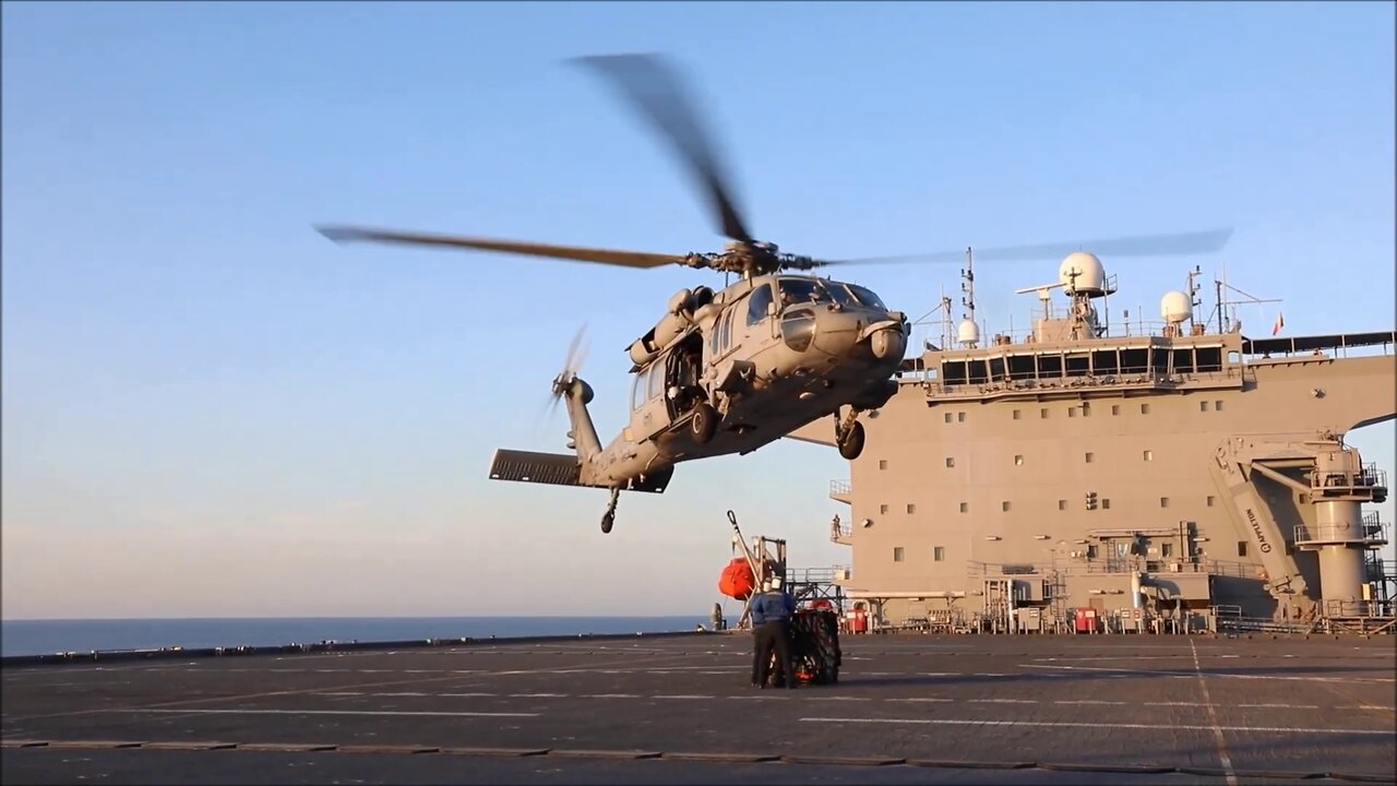 USS Hershel "Woody" Williams Conducts Flight Deck Evolutions