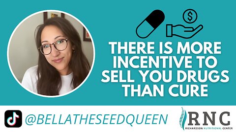 There is more incentive to sell you drugs than cure