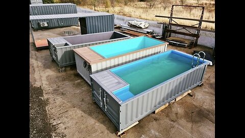 Shipping Container Pool!