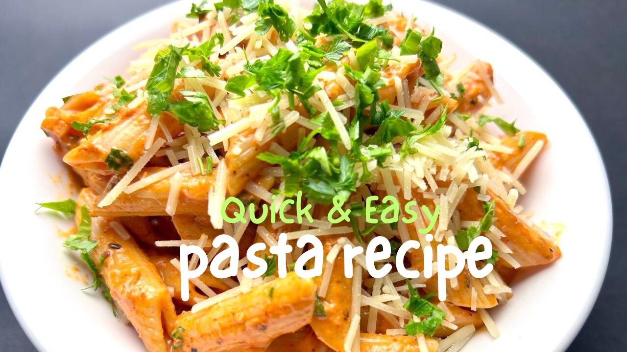 Quick & Easy Pasta Recipe/How To Make Easy Pasta