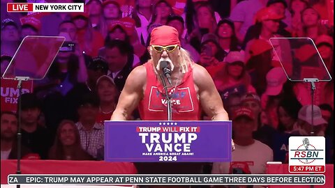 FULL SPEECH: Hulk Hogan Delivers Remarks at Madison Square Garden in New York City- 10/27/24