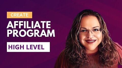 Create Affiliate Program with High Level